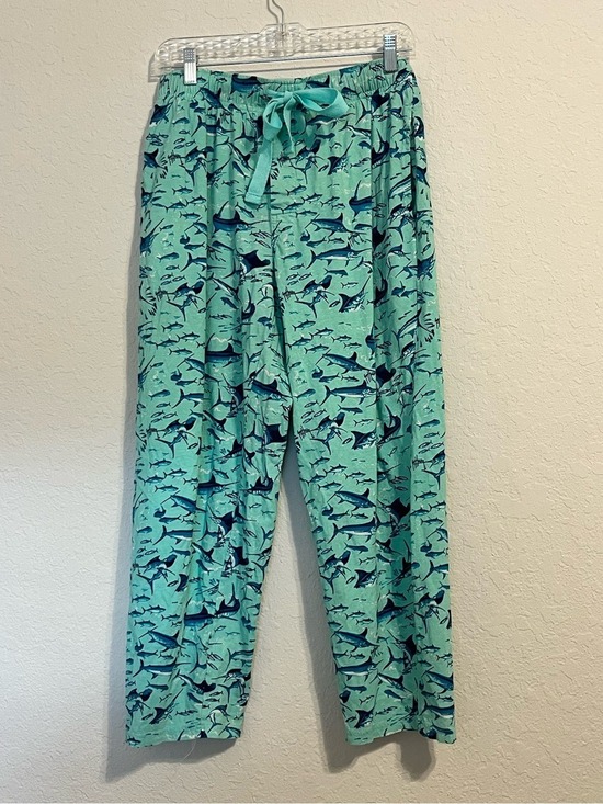 Guy Harvey Other - Guy Harvey Marlin Swordfish Billfish Print Lounge Pajama Pants Medium Aqua Blue